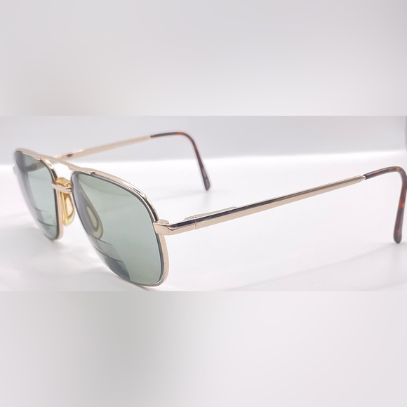 Vintage Classic Traditions CT 10 Gold Pilot Sunglasses Frames Only - Picture 2 of 8